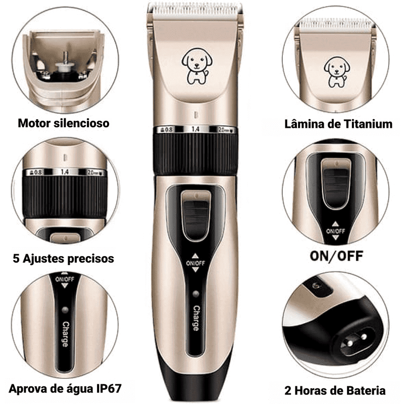 AparaPet™ - Máquina tosadora - Boxsdescontos